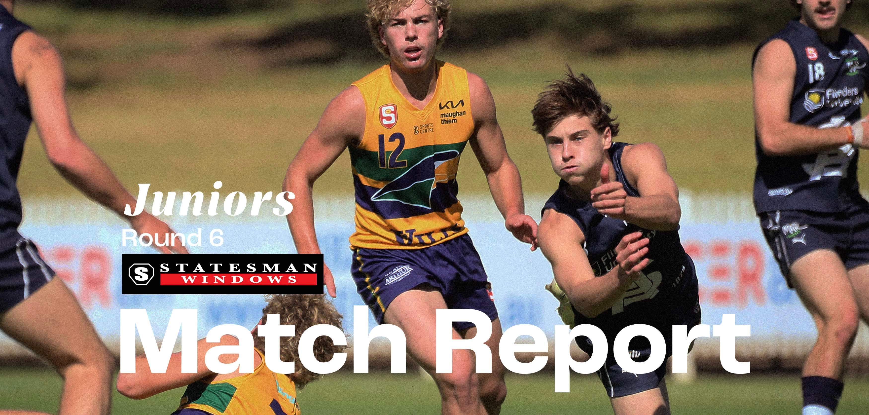 Statesman Windows Match Report: Juniors Round 6 v Eagles Statesman Windows Match Report: Juniors Round 6 v Eagles